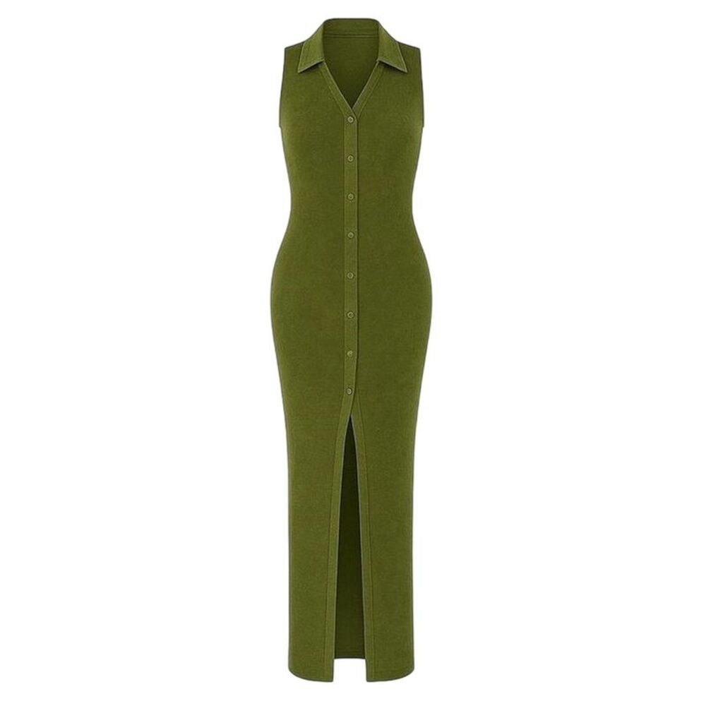 I Saw It First Womens/Ladies Maxi Dress / Army Khaki